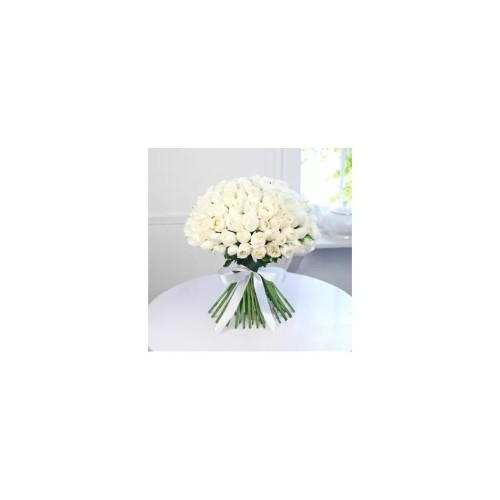 Long Stem White Roses